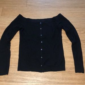 Frame Off the Shoulder Sweater